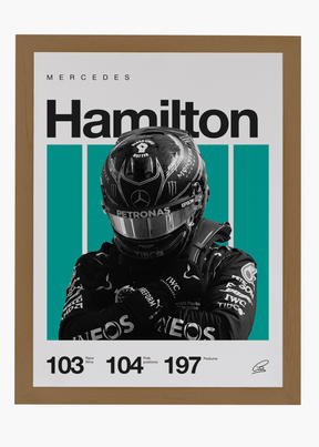 Quadro Lewis Hamilton F1
