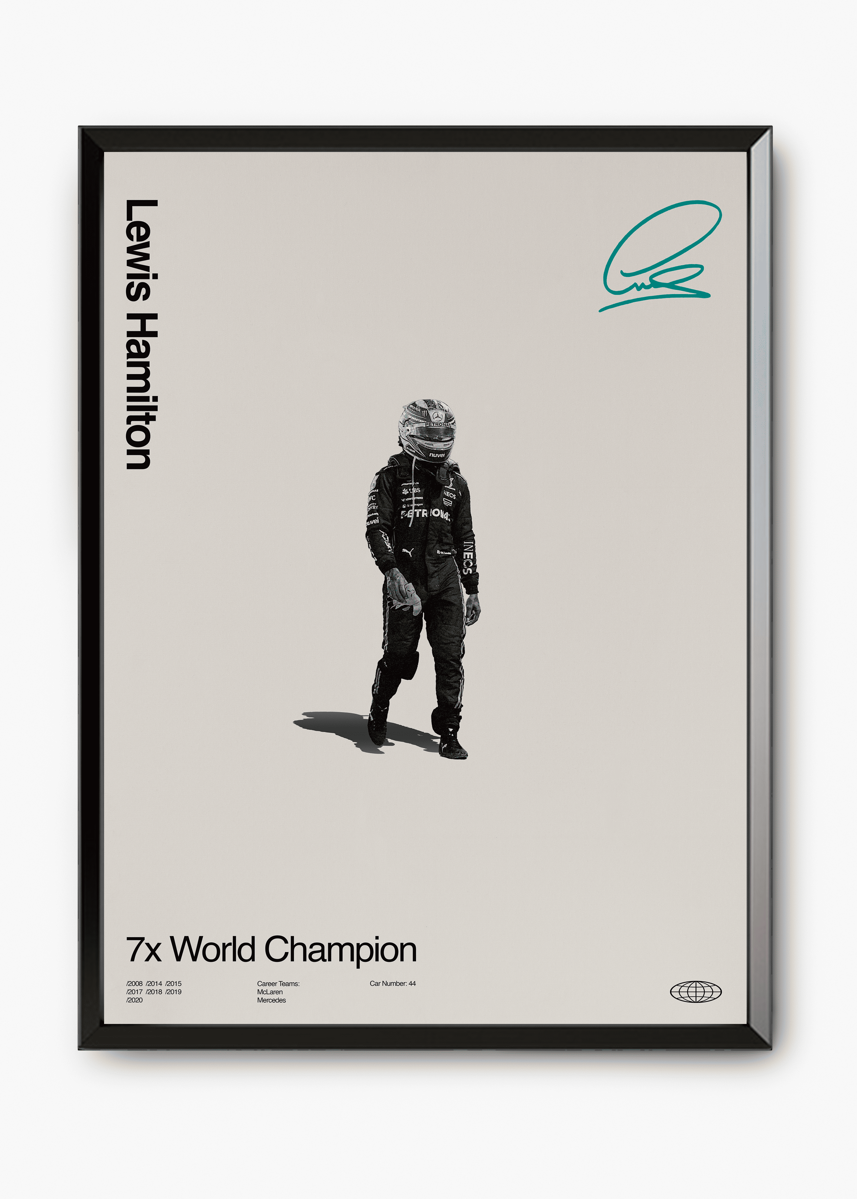 Quadro Lewis Hamilton World Champion