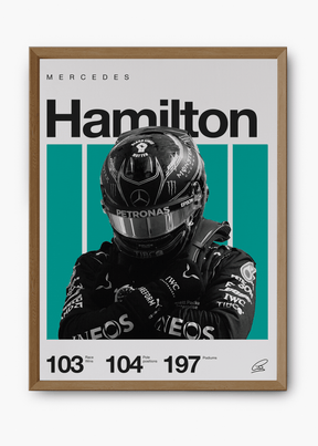 Quadro Lewis Hamilton F1