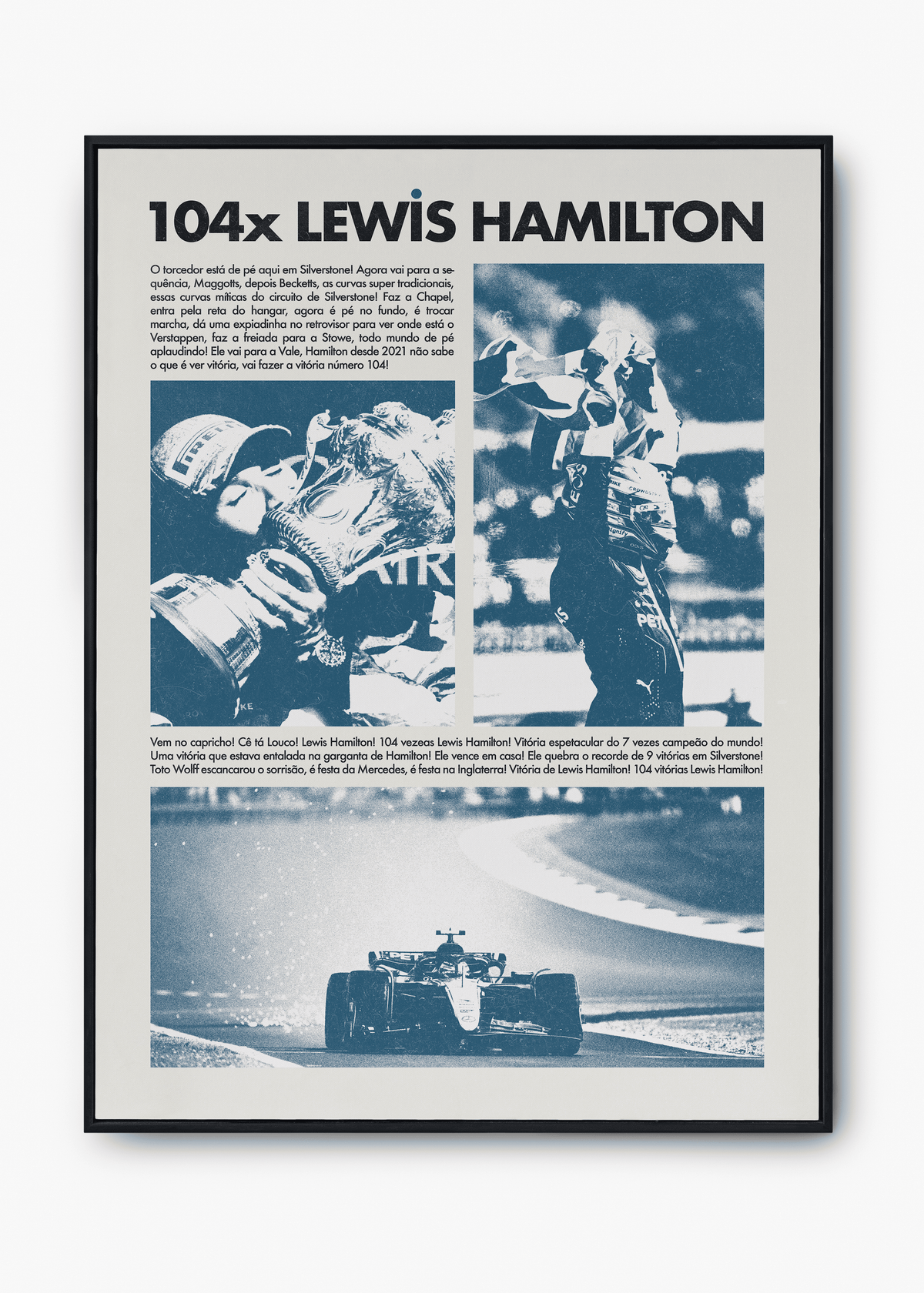 Quadro Lewis Hamilton Silverstone