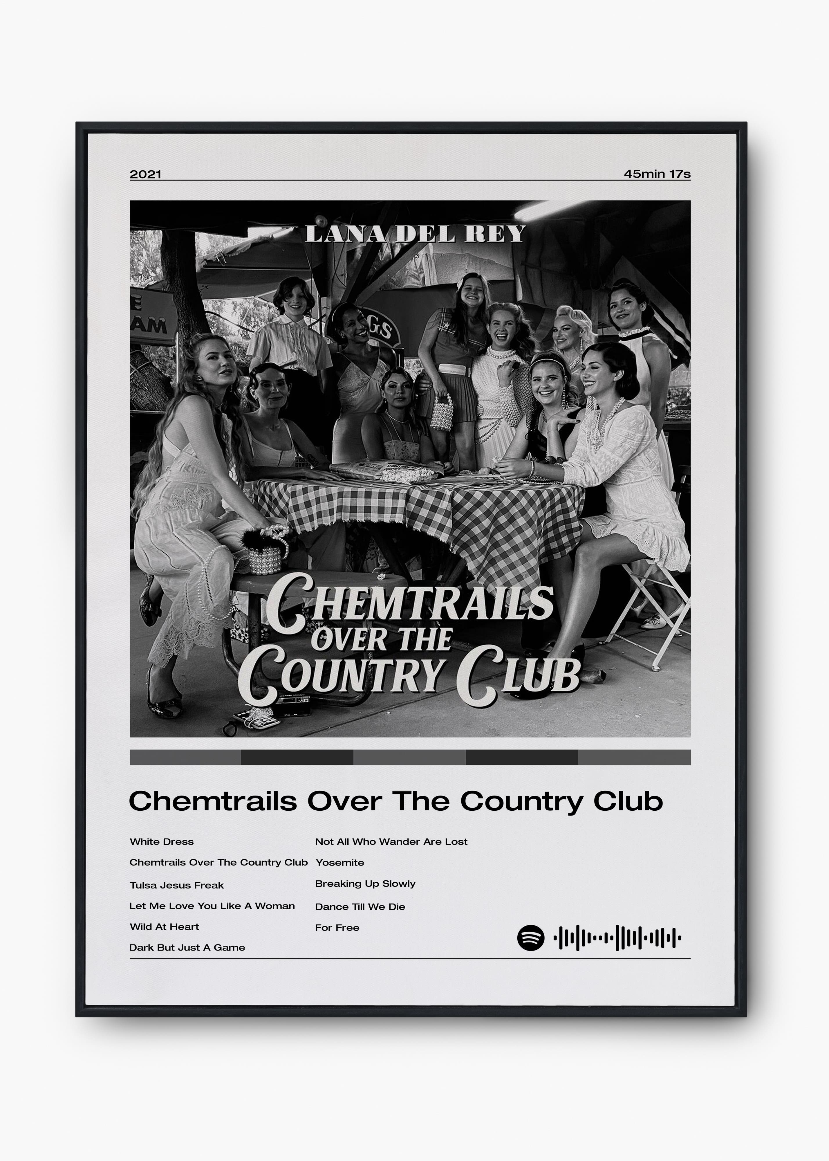 Quadro Lana Del Rey Chemtrails Over The Country Club