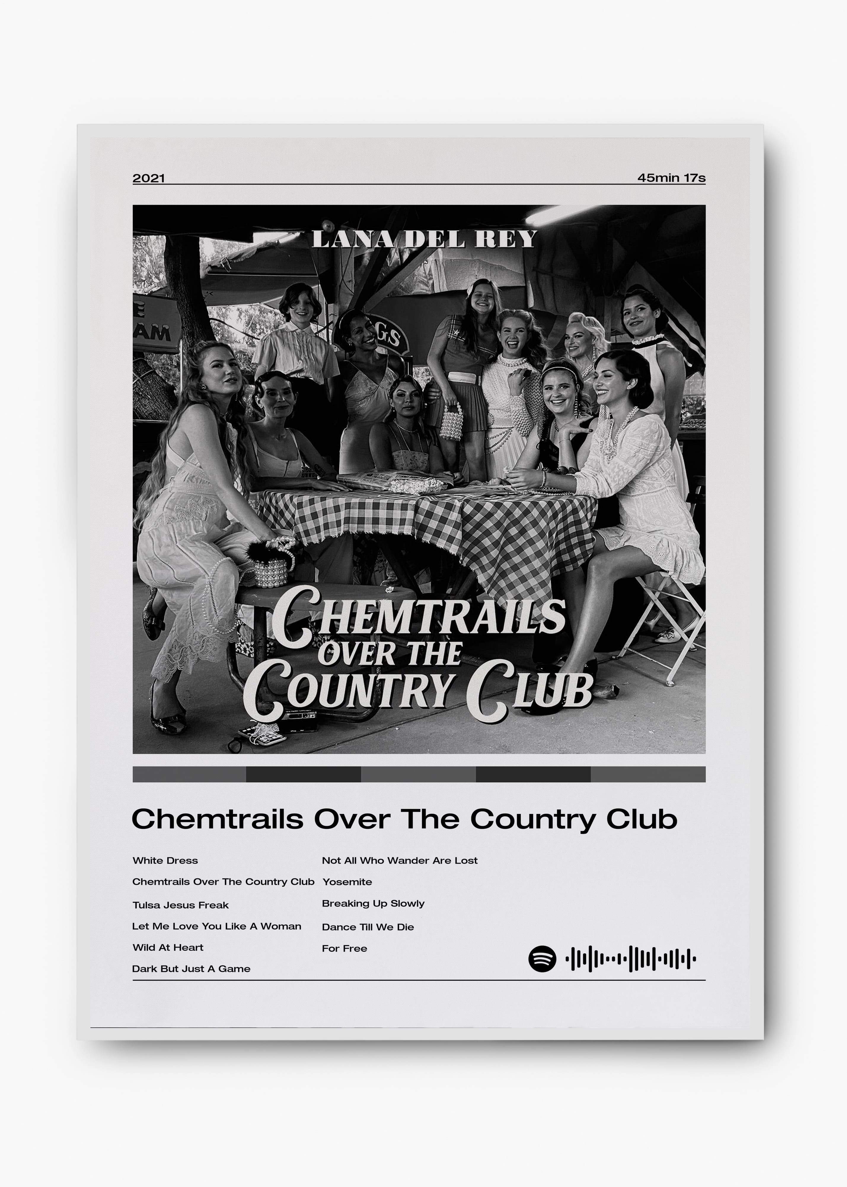Quadro Lana Del Rey Chemtrails Over The Country Club