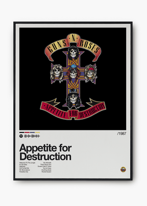 Quadro Guns n Roses Appetite for Destruction