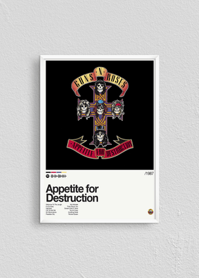 Quadro Guns n Roses Appetite for Destruction