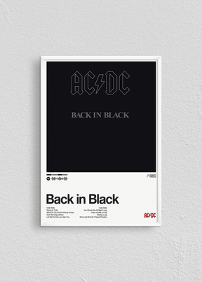 Quadro AC/DC Back in Black