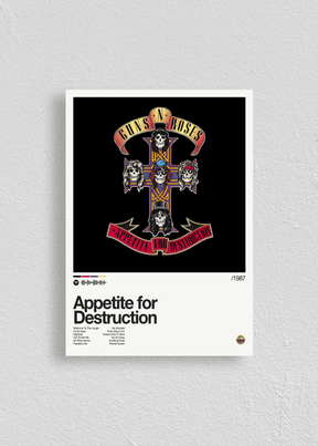 Quadro Guns n Roses Appetite for Destruction