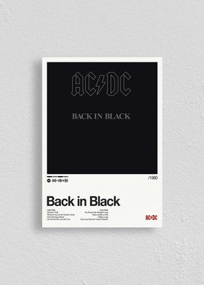 Quadro AC/DC Back in Black