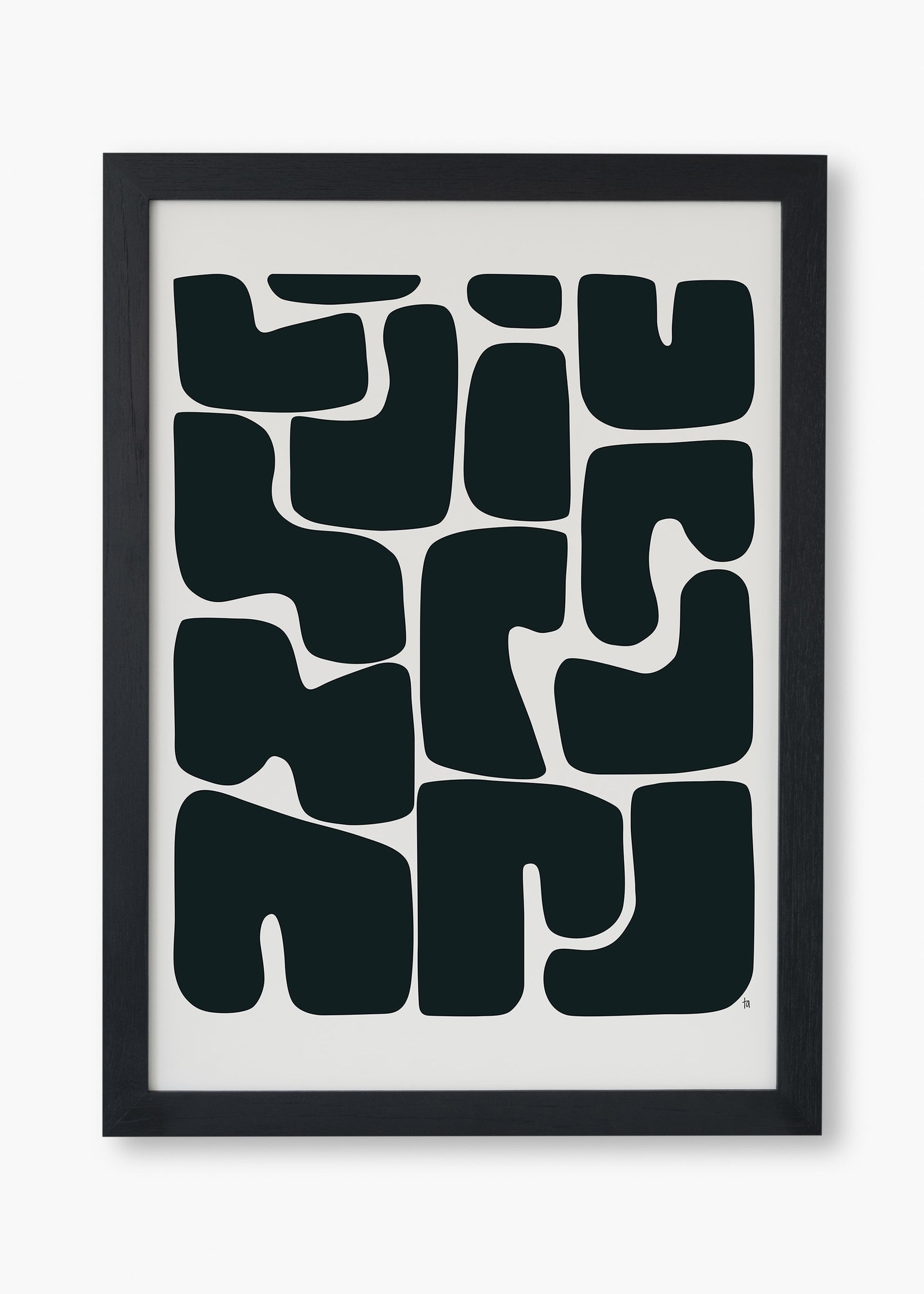 Quadro Flow Preto VI