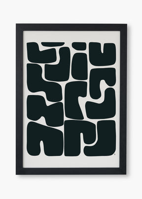 Quadro Flow Preto VI