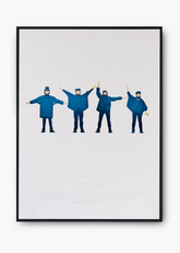 Quadro The Beatles Help! Capa