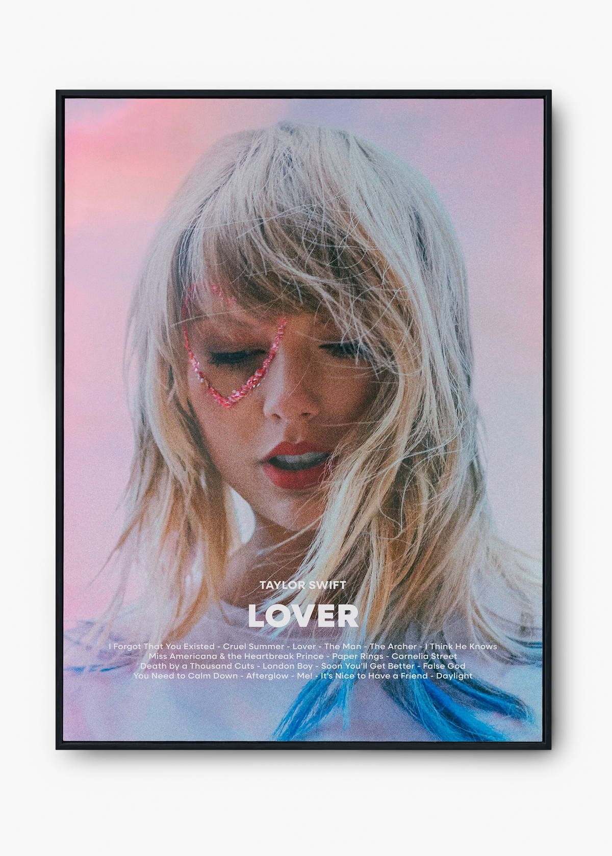 Quadro Taylor Swift Lover Capa