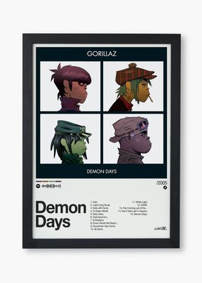 Quadro Gorillaz Demon Dayz