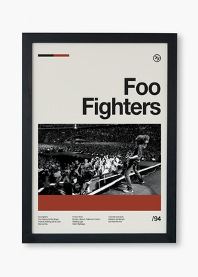 Quadro Banda Foo Fighters