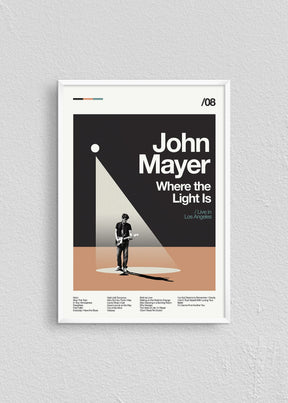 Quadro John Mayer Where The Light Is