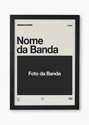 Quadro Personalizável - Banda