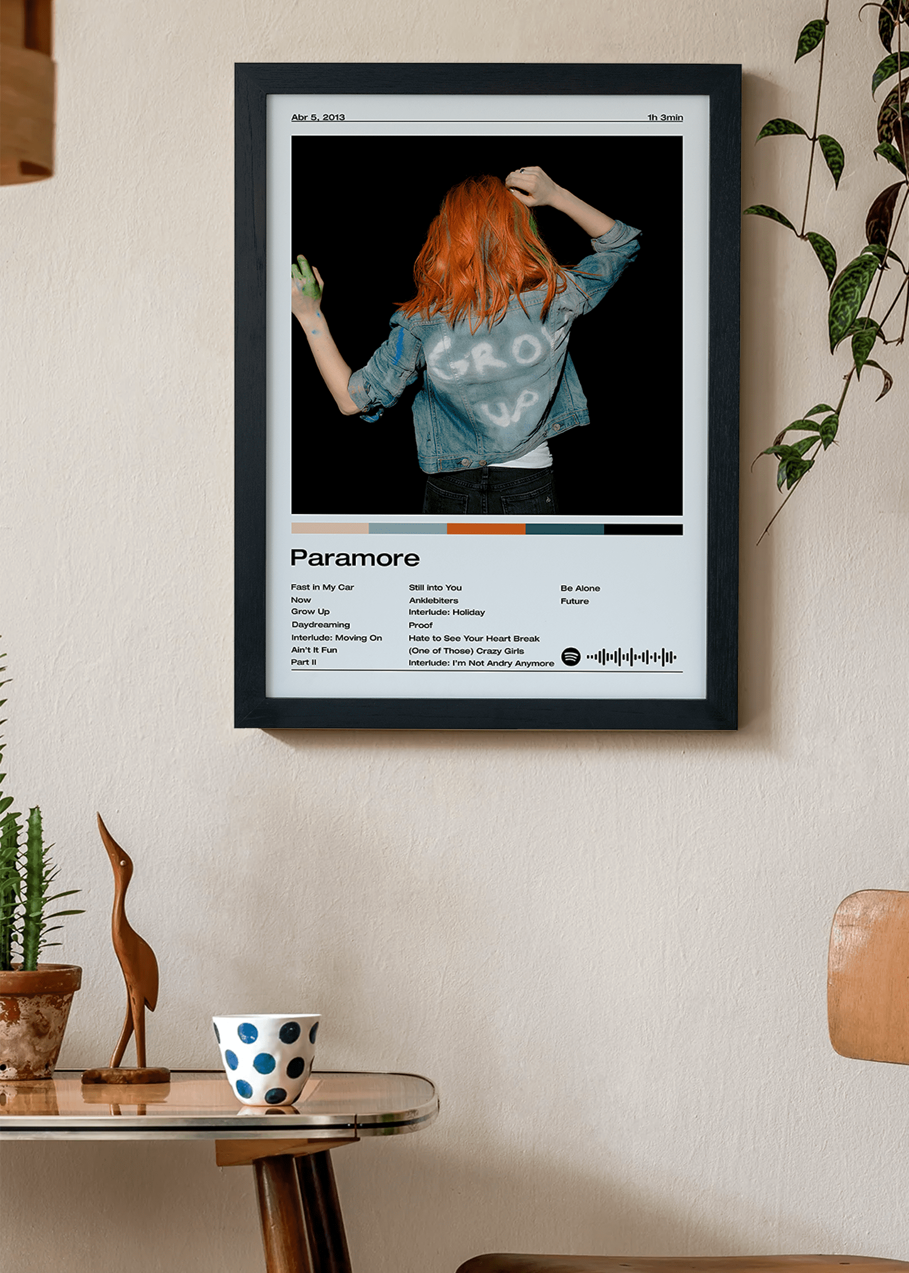 Quadro Paramore Paramore