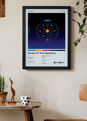 Quadro Coldplay Music Of The Spheres