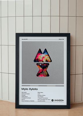 Quadro Coldplay Mylo Xyloto
