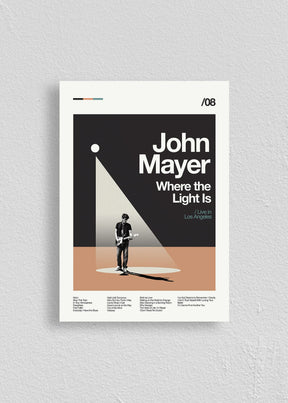 Quadro John Mayer Where The Light Is