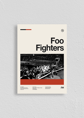 Quadro Banda Foo Fighters