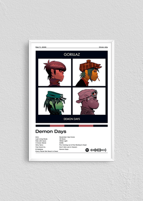Quadro Gorillaz Demon Days