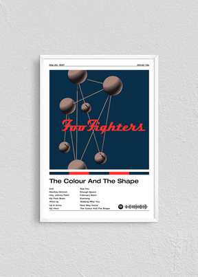 Quadro Foo Fighters Colors and Shape