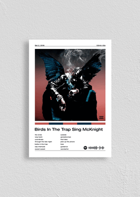 Quadro Travis Scott Birds in The Trap Sing McKnight