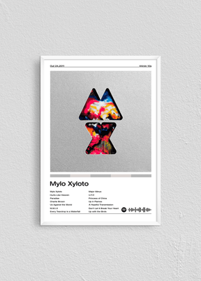 Quadro Coldplay Mylo Xyloto