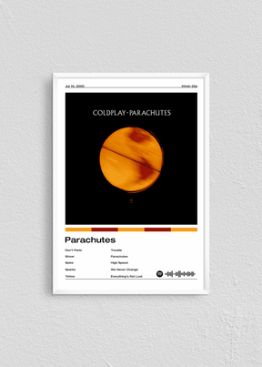 Quadro Coldplay Parachutes