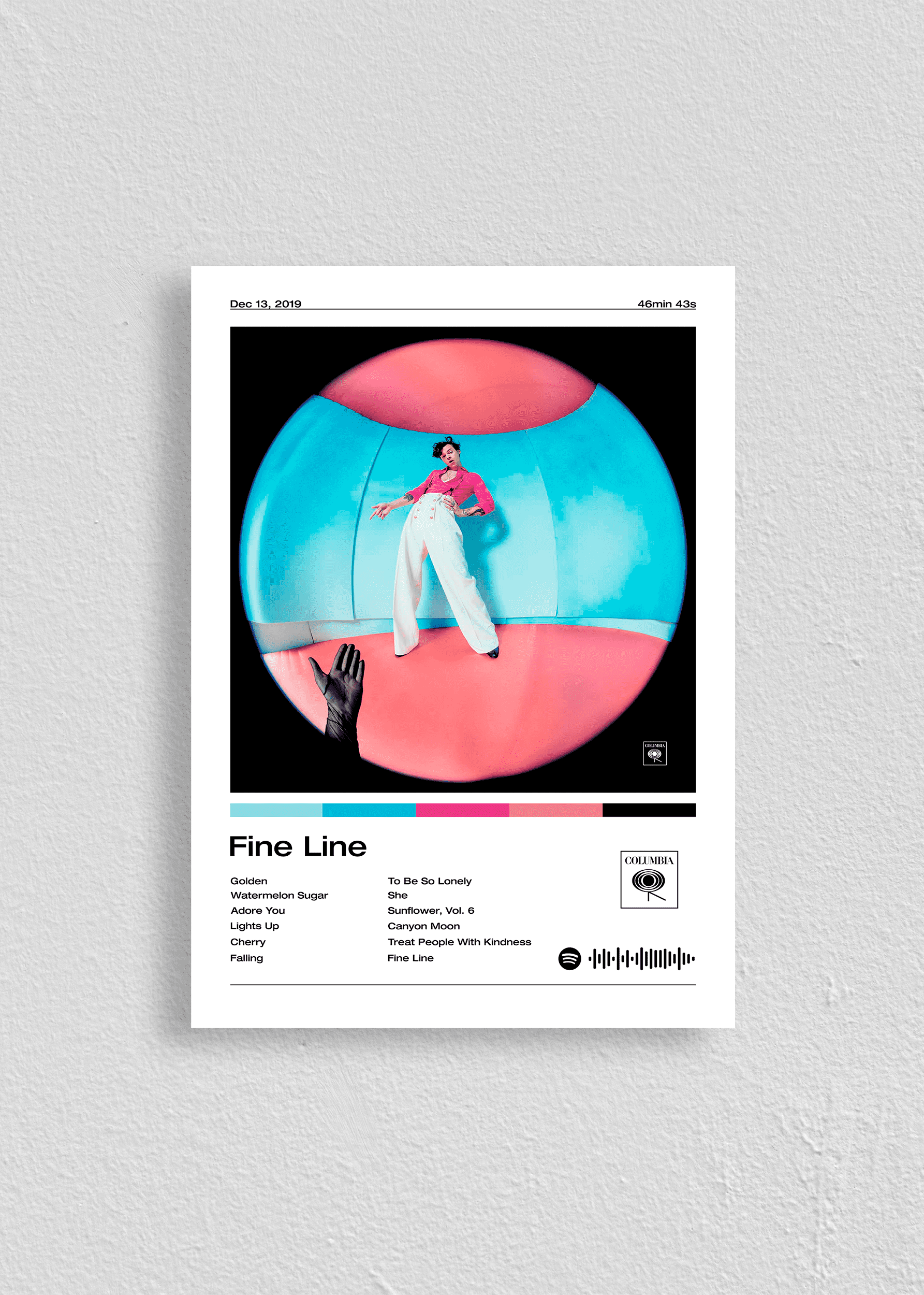 Quadro Harry Styles Fine Line