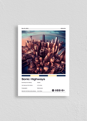 Quadro Foo Fighters Sonic Highways