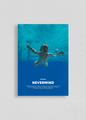 Quadro Nirvana Nevermind Capa