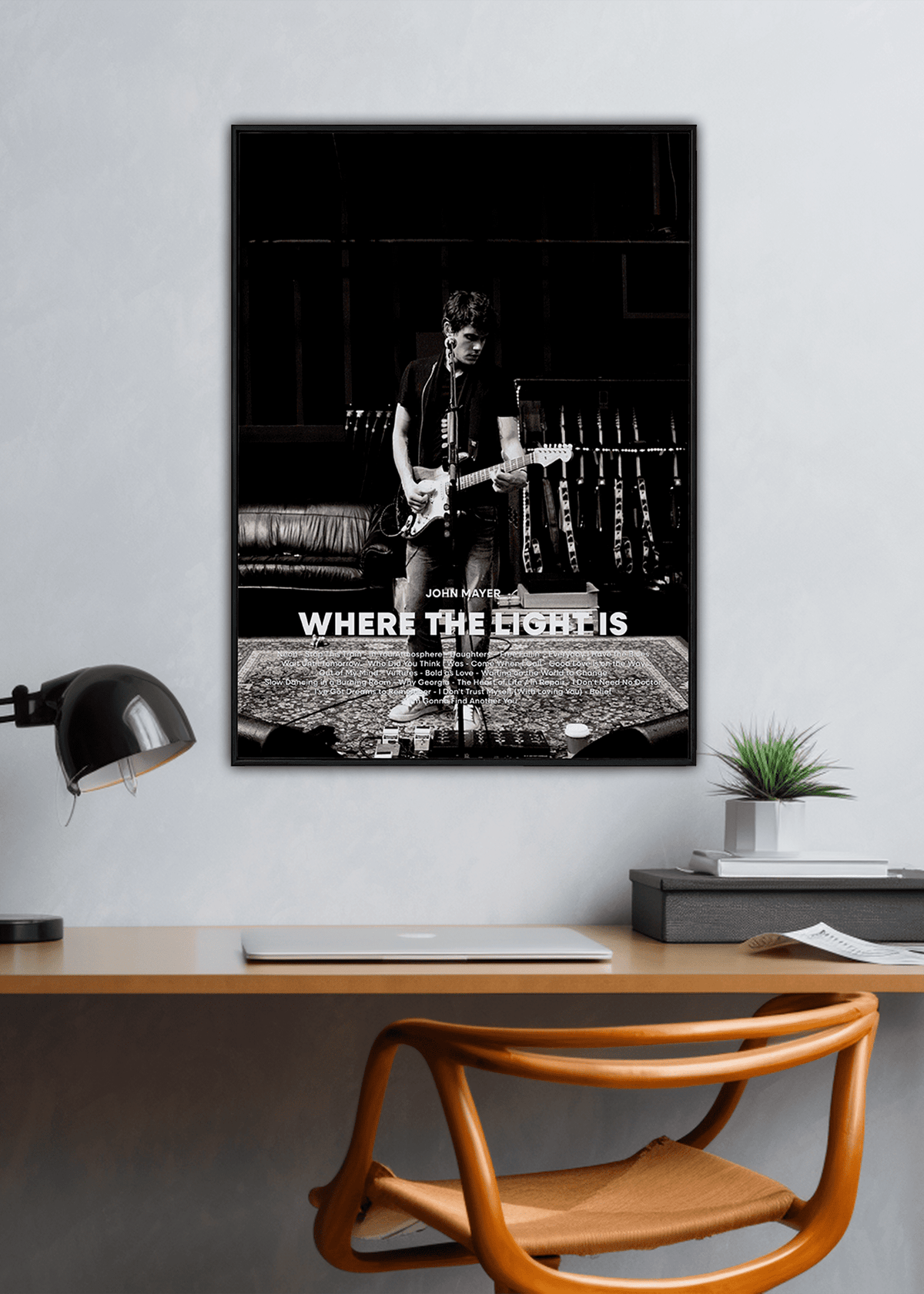 Quadro John Mayer Where The Light Is Capa