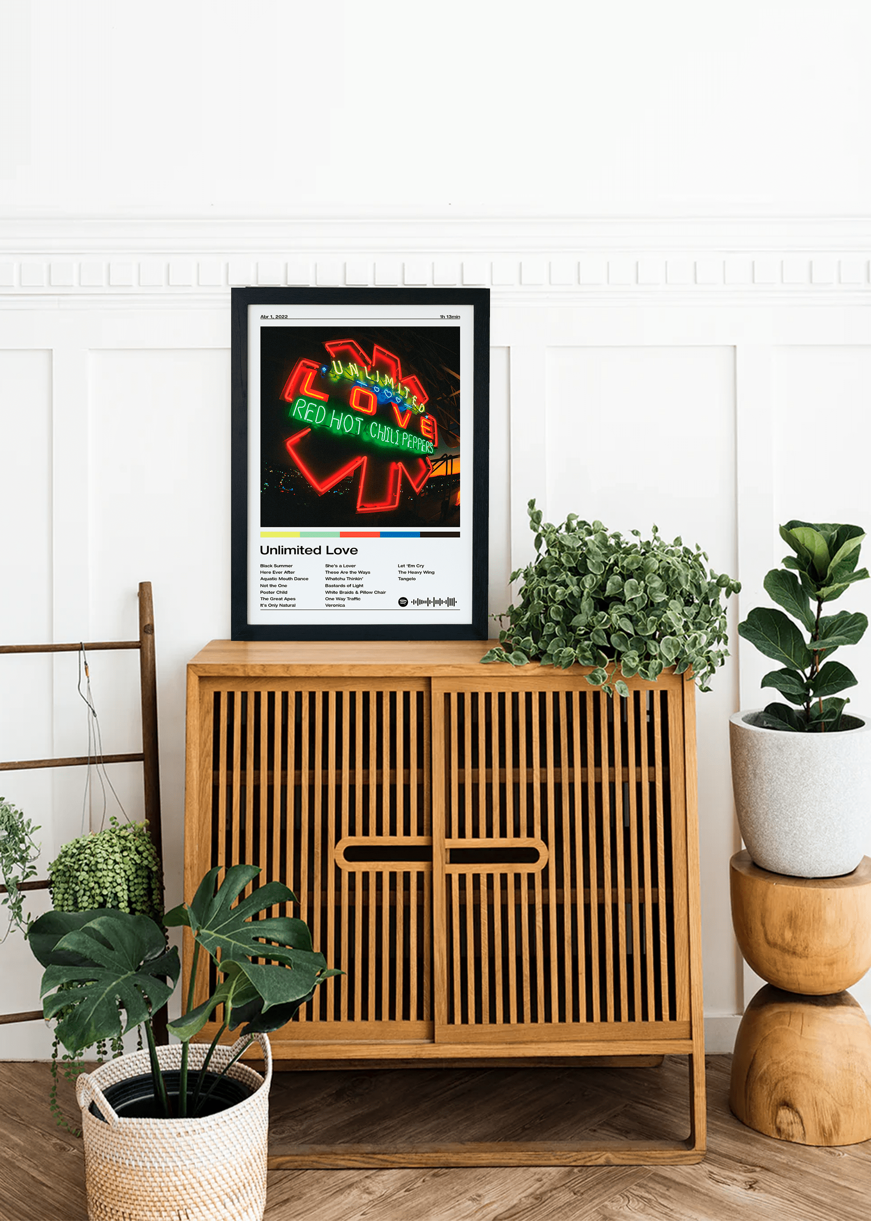 Quadro Red Hot Chilli Pepers Unlimited Love