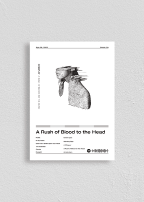 Quadro Coldplay A Rush of Blood to the Head