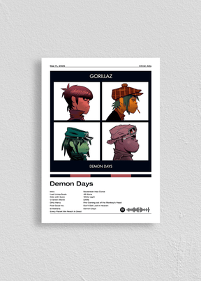 Quadro Gorillaz Demon Days