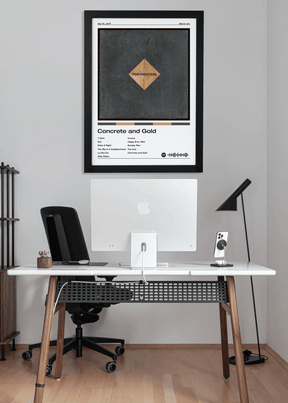 Quadro Foo Fighters Concrete and Gold