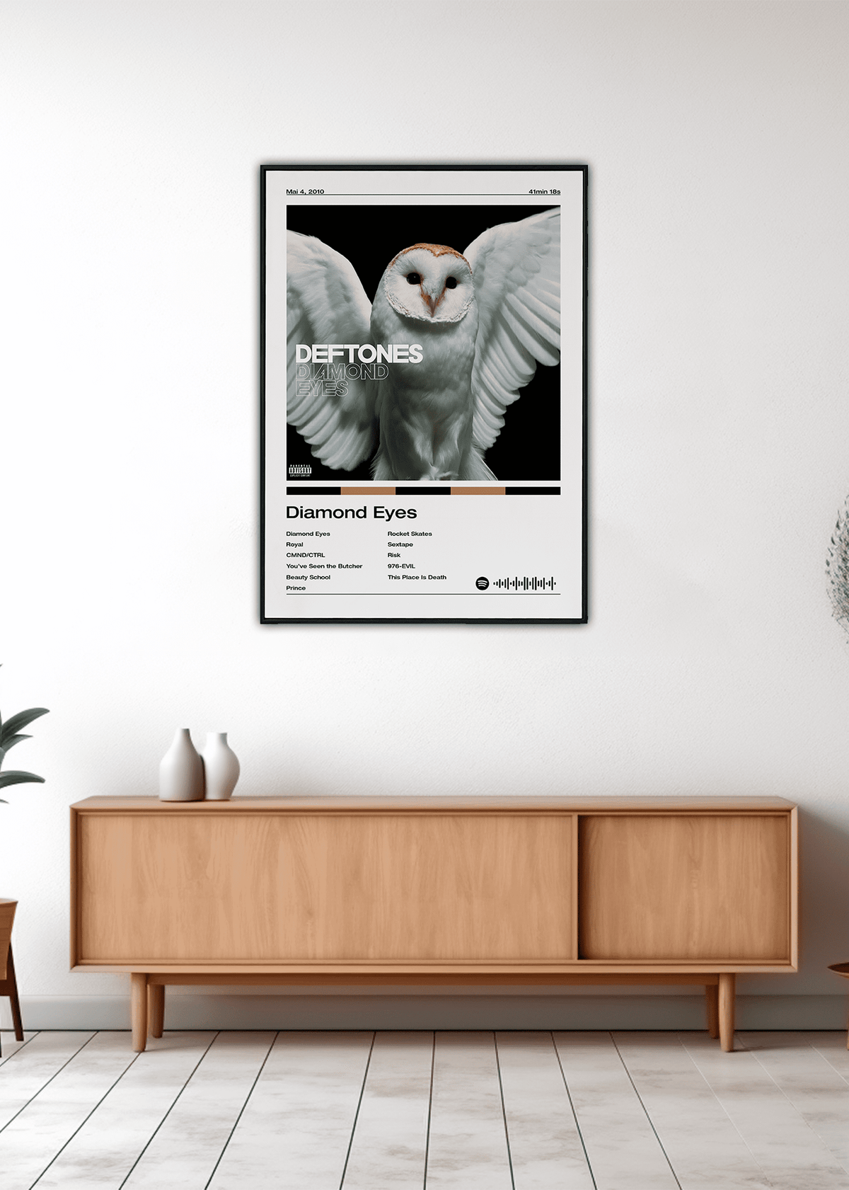 Quadro Deftones Diamond Eyes