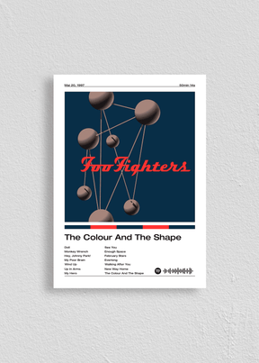 Quadro Foo Fighters Colors and Shape