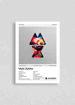 Quadro Coldplay Mylo Xyloto