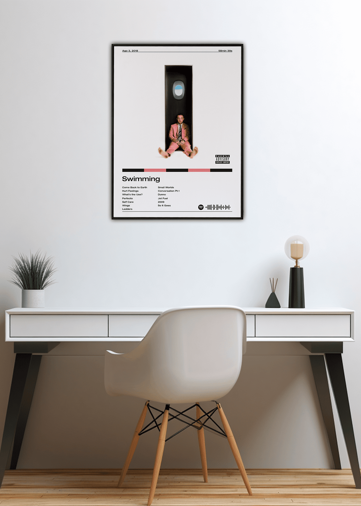 Quadro Mac Miller Swimming