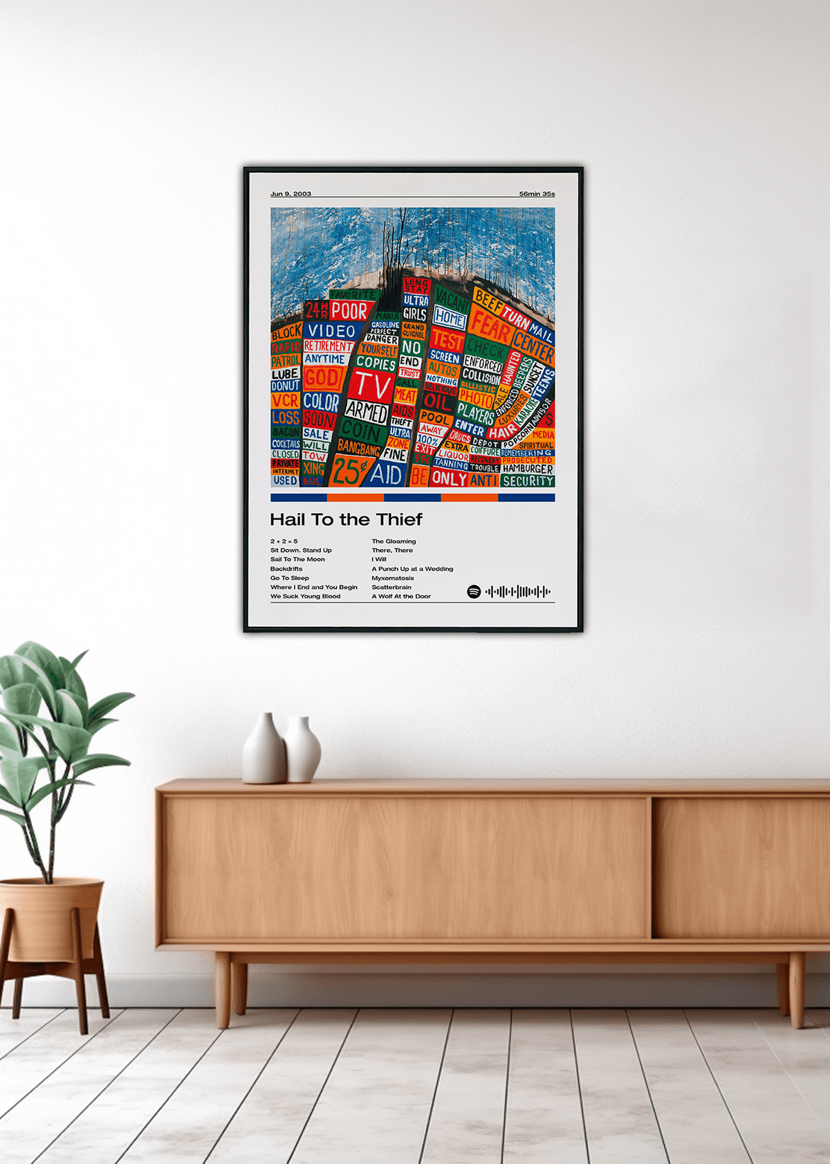 Quadro Radiohead Hail To The Thief