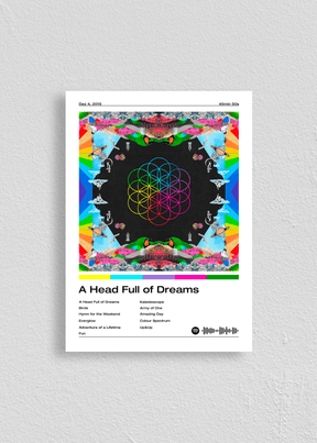 Quadro Coldplay A Head Full of Dreams
