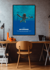 Quadro Nirvana Nevermind Capa