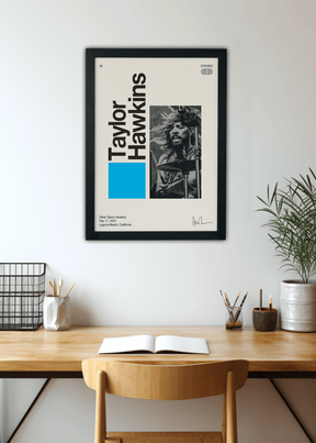 Quadro Signature Taylor Hawkings - Foo Fighters - Outlet