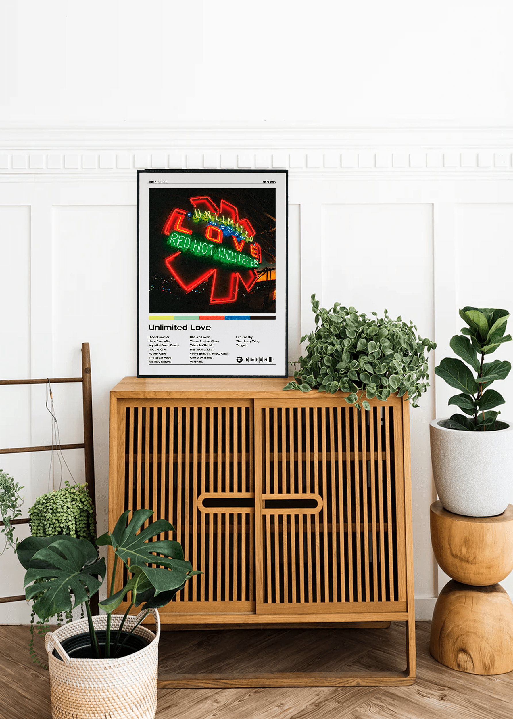 Quadro Red Hot Chilli Pepers Unlimited Love
