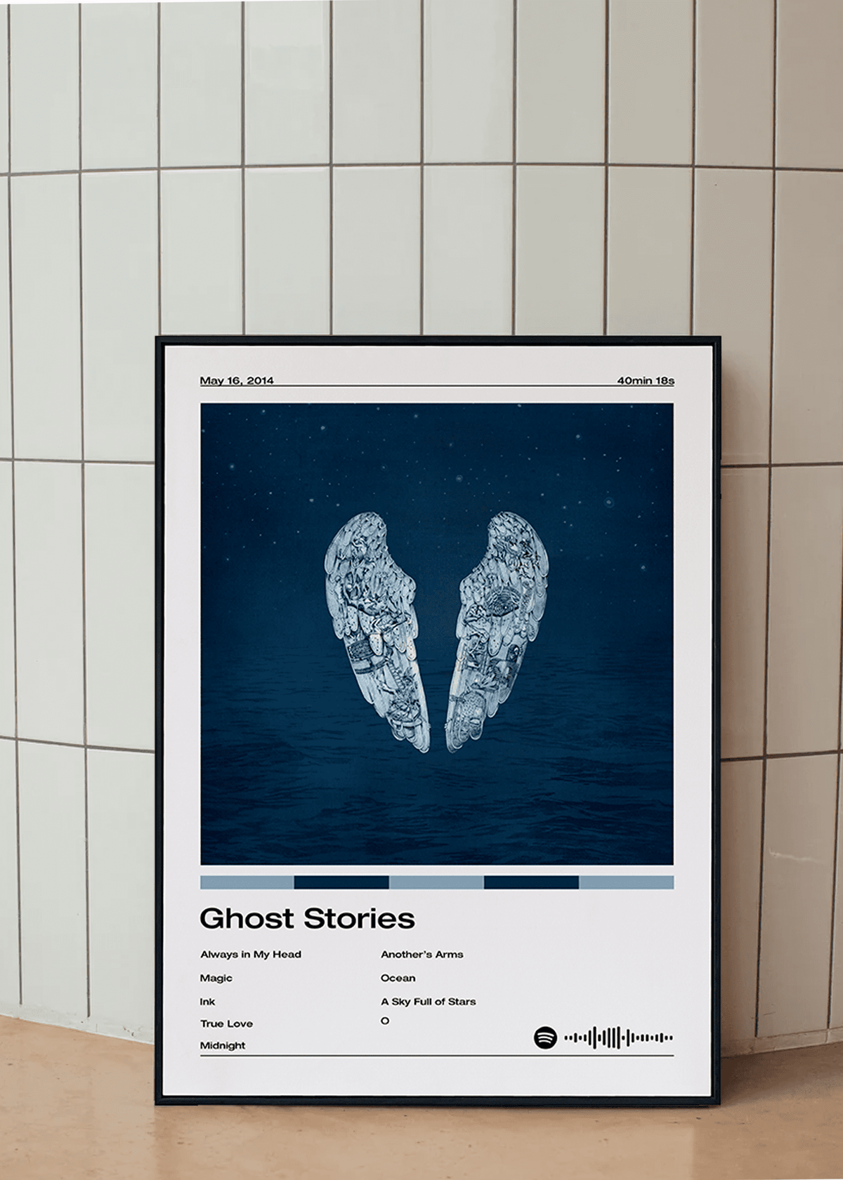 Quadro Coldplay Ghost Stories