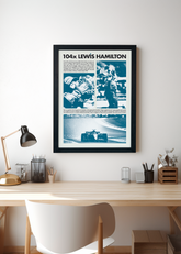 Quadro Lewis Hamilton 104x Silverstone