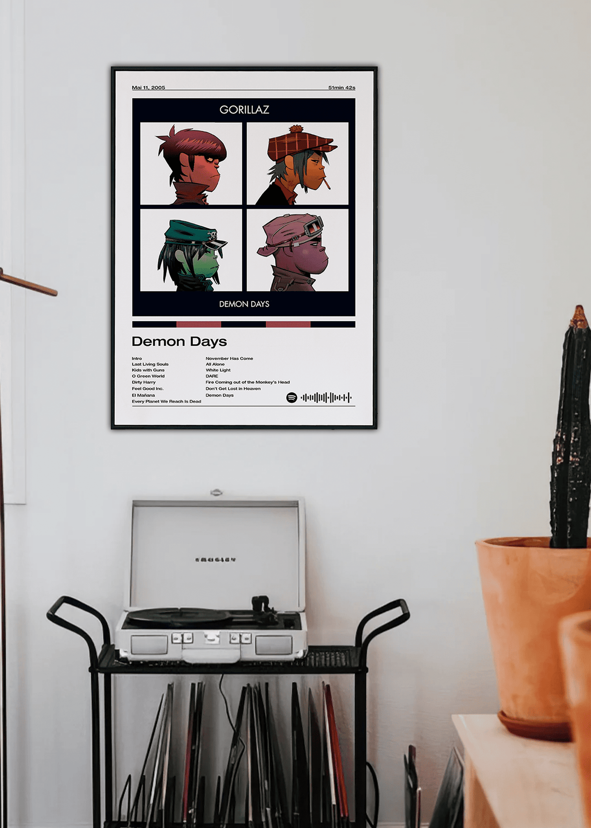 Quadro Gorillaz Demon Days