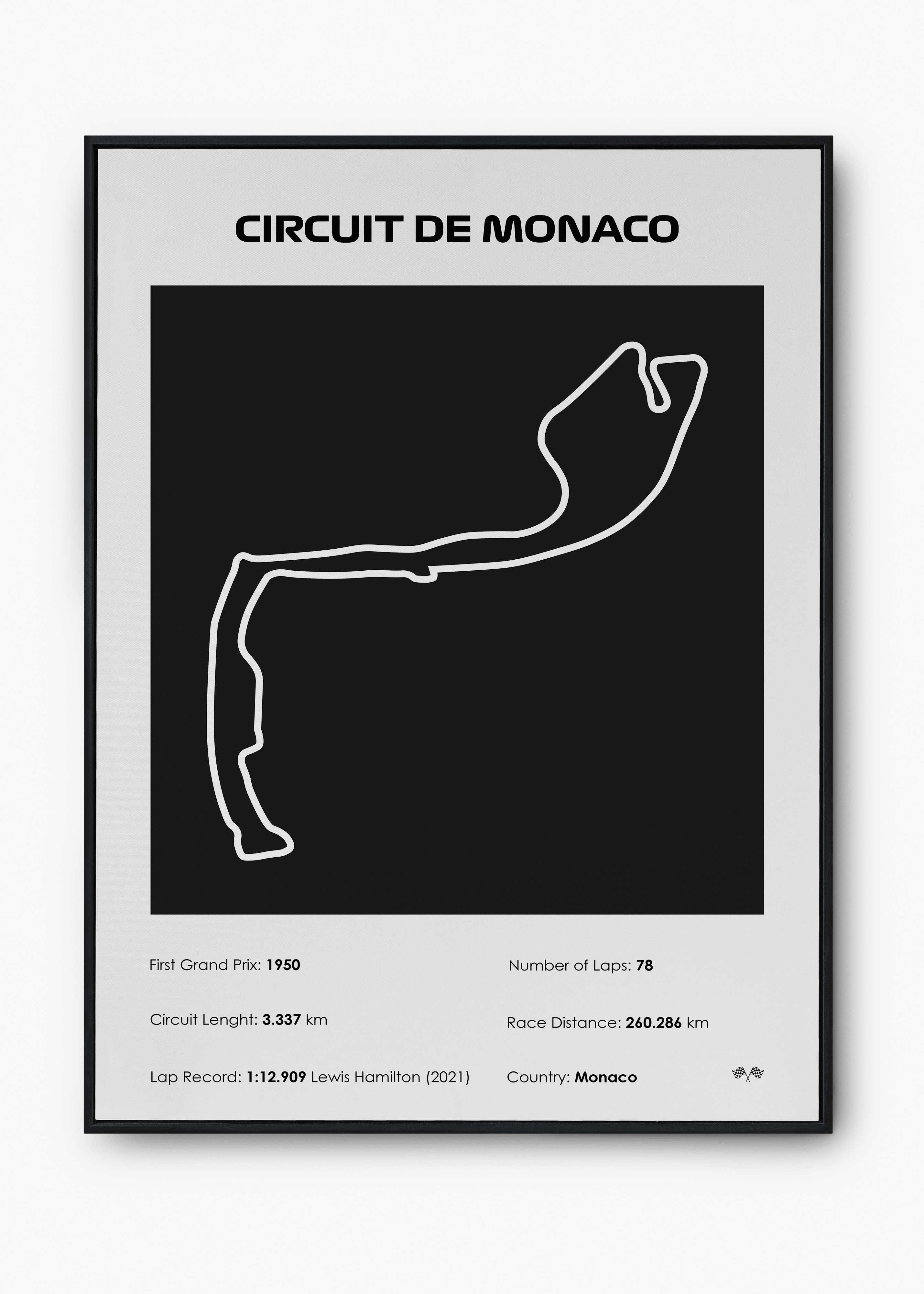 Quadro Mônaco Black